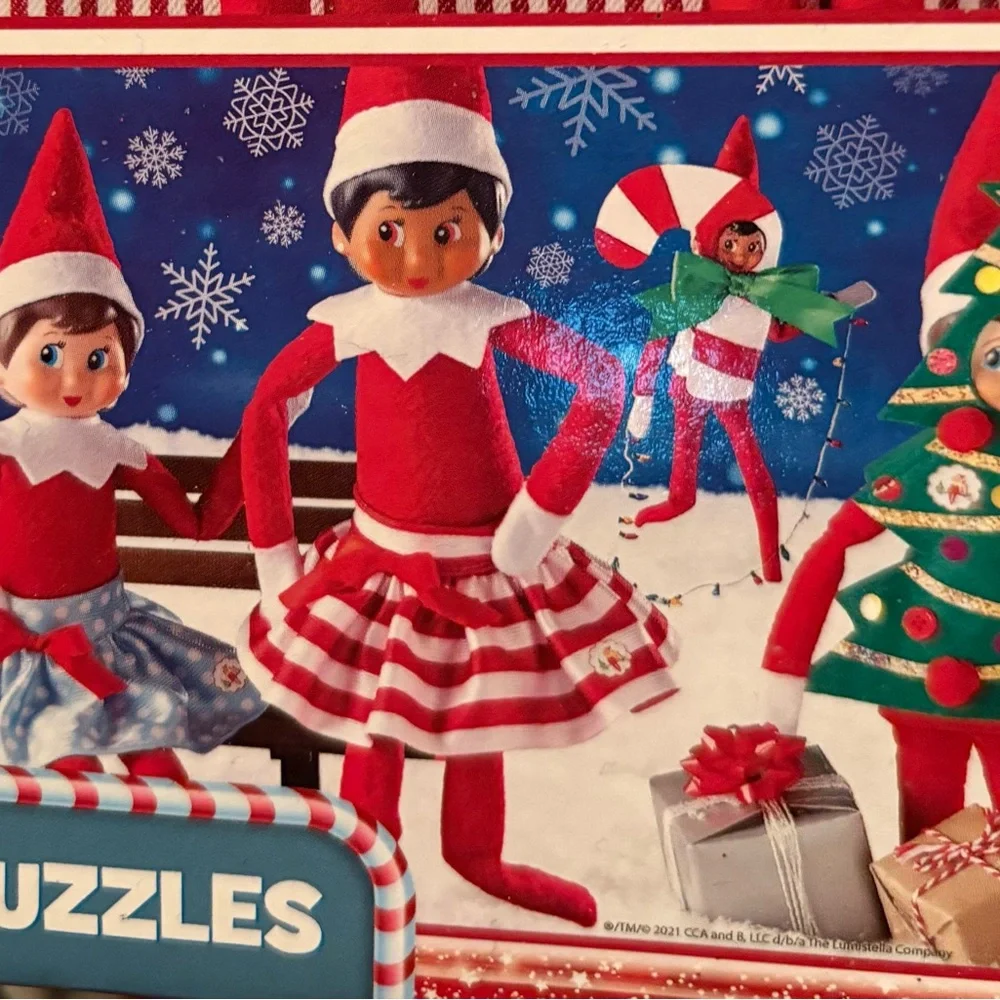 Elf on the‎ Shelf 4 Pack Puzzle Set